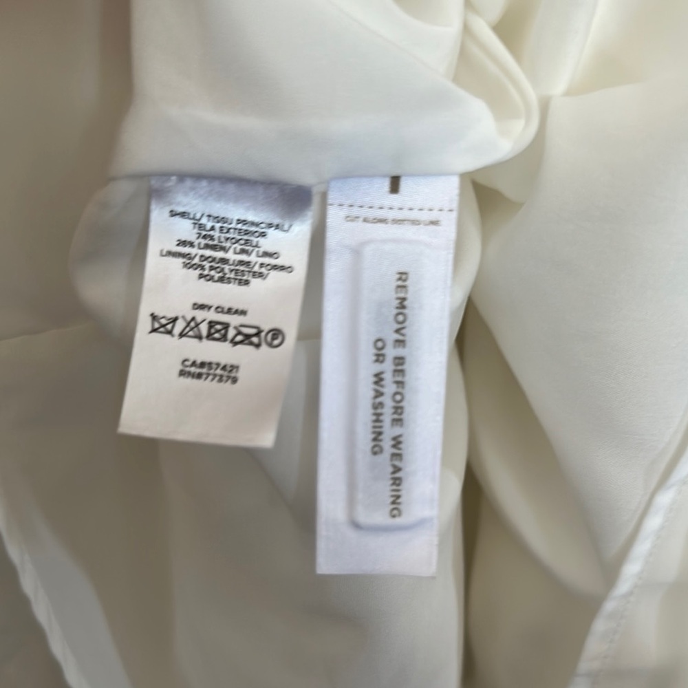 Ann Taylor Cream Puff Sleeve Sundress - Picture 8 of 8